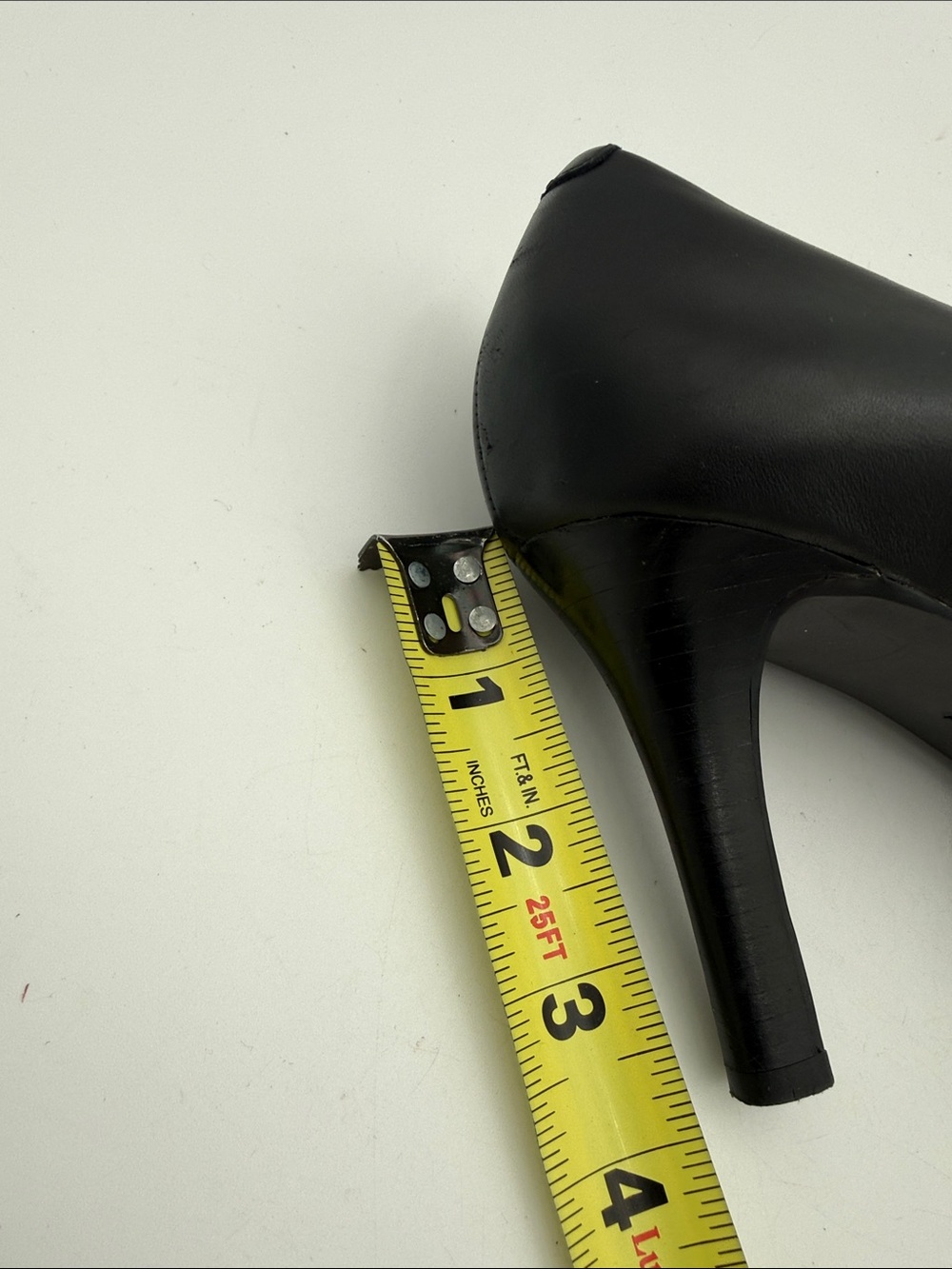 Rockport Black Square-Toe High Heel Pumps women 8M office casual retro leather - Picture 10 of 11